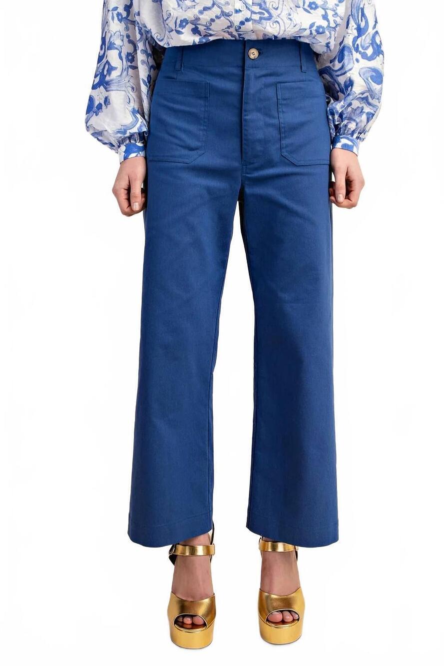 NEW GIGIO summer solstice pants in royal